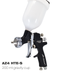 Air Gunsa AZ4 HTE-S Impact Junior с серой анодированной головкой и бачком 200 мл &mdash; из руководства производителя