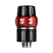 Anest Iwata QFA (Quick Fluid Adjuster) 930721A0 &mdash; быстрый регулятор подачи краски, чёрный корпус с красной секцией переключения