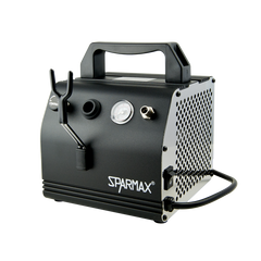 Компрессор Sparmax AC-27 &mdash; мини-компрессор для аэрографии, вид сбоку