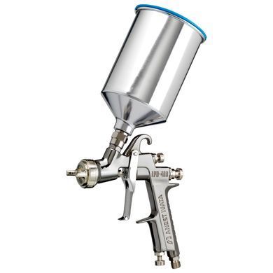 Краскопульт Anest Iwata LPH-400 (LVLP) с металлическим гравитационным бачком