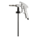 Пистолет-краскопульт Anest Iwata Air Gunsa AZ PVA TN для антигравийных и шумоизоляционных покрытий, без бачка, с металлическим заборным шлангом для подключения к готовой банке