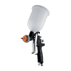 Краскопульт Air Gunsa AZ3 HTE-S Impact Black &mdash; чёрный корпус, гравитационный бачок 600 мл